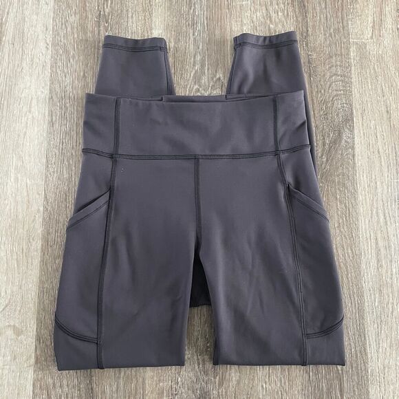 Lululemon Invigorate High-Rise Tight 25" Graphite Grey Black - Size: 6 - Picture 5 of 13